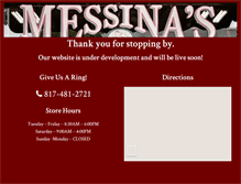 Tablet Screenshot of messinashoerepair.com